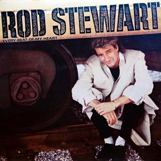 LP Rod Stewart ‎– Every Beat Of My Heart (Deska je v krásném stavu, lesklá, jako nová. Obal taky ve velmi pěkném stavu, jen drobné a lehké oděrky na zadní straně.)
