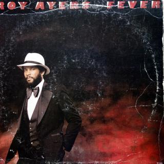 LP Roy Ayers ‎– Fever (Deska je hodně poškrábaná, ale hraje bez přeskakování. Obal ve špatném stavu. Přední strana je oddělená od zadního (Album, UK, 1979, Soul, Funk, Disco))