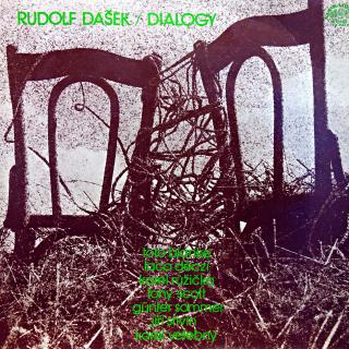 LP Rudolf Dašek ‎– Dialogy (Ve skladbě A1 je výraznější škrábanec. Tato skladba hraje v tichých pasážích s výraznějšími lupanci, v hlasitějších pasážích lupání zaniká. Obal v perfektní kondici.)