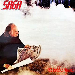 LP Saga ‎– Worlds Apart (Top stav i zvuk! Orig. vnitřní obal s potiskem.)