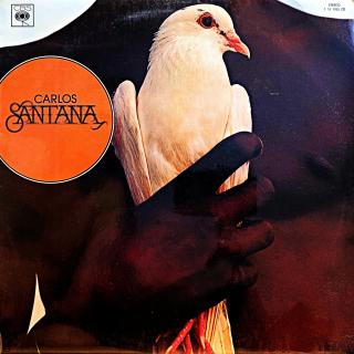 LP Santana ‎– Carlos Santana (Včetně přílohy. Deska je v krásném a lesklém stavu, pouze ultra-jemné vlásenky pod ostrým světlem. Hraje skvěle, výborný a zvuk. Obal je taky lesklý a krásný.)