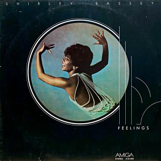 LP Shirley Bassey – Feelings (Deska je v pěkném stavu, pár jemných vlásenek. Obal je mírně obnošený s oděrkami na hranách.)