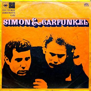 LP Simon &amp; Garfunkel ‎– Simon &amp; Garfunkel (Deska je v pěkném a lesklém stavu, mírně ohraná s jemnými vlásenkami. Hraje fajn, dobrý zvuk. Mírný praskot v záznamu, v hlasitějších pasážích praskot zaniká. Obal má hrany olepené žlutou páskou viz fotky