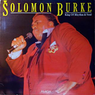 LP Solomon Burke ‎– King Of Rhythm &amp; Soul (Deska mírně ohraná s jemnými vlásenkami a drobnými oděrkami. Hraje fajn, dobrý zvuk. Obal v pěkném stavu, jen trochu obroušené hrany.)