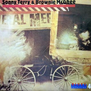 LP Sonny Terry &amp; Brownie McGhee ‎– Blues Collection 4 (ALBUM (Germany, 1986, Harmonica Blues, Piedmont Blues) VÝBORNÝ STAV)