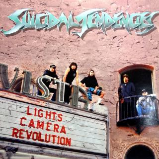 LP Suicidal Tendencies ‎– Lights... Camera... Revolution (Deska v pěkném stavu, pár jemných vlásenek. Obal v perfekní kondici.)