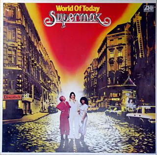 LP Supermax ‎– World Of Today (Deska je mírně ohraná, jemné vlásenky a několik povrchových oděrek. Hraje fajn, jen mírný praskot v záznamu. Obal je v pěkném stavu.)
