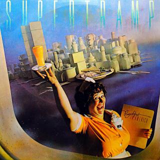 LP Supertramp ‎– Breakfast In America (Deska je v krásném stavu. Obal taky pěkný, jen lehké stopy používání (Album, India, 1979, Pop Rock))