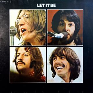 LP The Beatles ‎– Let It Be (Deska v pěkném stavu pouze s jemnými vlásenkami. Obal mírně obnošený, oděrky na hranách.)