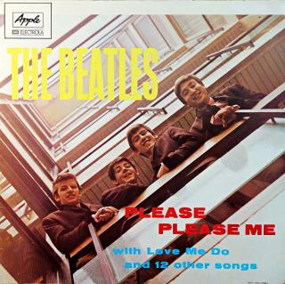 LP The Beatles ‎– Please Please Me (Deska i obal jsou ve velmi dobrém stavu. Jen drobné stopy používání.)