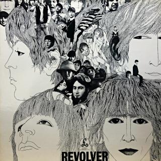 LP The Beatles ‎– Revolver (Deska je krásná a lesklá s několika velmi jemnými neslyšitelnými povrchovými oděrkami. Zvuk je bezvadný a čistý. Obal téměř perfektní, drobné stopy používání. Vzácný chybový kus, německo - anglický popis na labelu.)