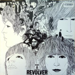 LP The Beatles ‎– Revolver (Deska v pěkném stavu pouze s jemnými vlásenkami. Obal je v bezvadné kondici.)