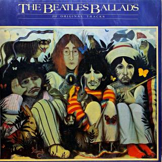 LP The Beatles ‎– The Beatles Ballads (Deska ve velmi pěkném stavu, jen pár jemných vlásenek. Bezvadný a čistý zvuk i v tichých pasážích. Obal taky v pěkném stavu s lehce ošoupanými hranami.)