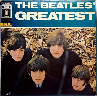 LP The Beatles ‎– The Beatles' Greatest (Deska lehce ohraná s jemnými vlásenkami. Hraje bezvadně, čistý zvuk. Na hranách obalu dvě malé oděrky, jinak pěkný stav.)