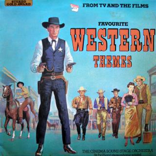 LP The Cinema Sound Stage Orchestra ‎– Favourite TV And Film Western Themes (UK, 1971, Easy Listening)