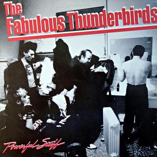 LP The Fabulous Thunderbirds ‎– Powerful Stuff (Deska mírně ohraná, hodně jemných vlásenek. Obal ve velmi dobrém stavu.)