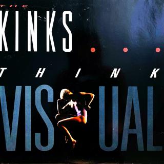 LP The Kinks ‎– Think Visual (Deska ve velmi pěkném stavu, pár jemných vlásenek. Obal taky pěkný, jen lehké oděrky na hranách.)