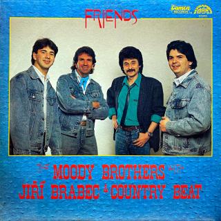 LP The Moody Brothers With Jiří Brabec &amp; Country Beat ‎– Friends (Na desce jsou dvě jemné povrchové oděrky. Nicméně hraje bezvadně, čistý zvuk. Obal ve velmi pěkném stavu.)