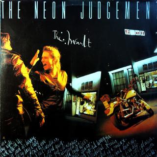 LP The Neon Judgement ‎– The Insult (Deska je v krásném a lesklém stavu, jen pár jemných vlásenek. Obal je taky lesklý a v perfektní kondici.)