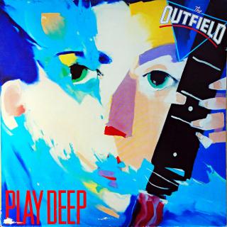 LP The Outfield ‎– Play Deep (Deska v dobrém stavu, pouze jemné vlásenky a otisky prstů. Obal má na zadní straně utržený malý kousek potisku, jinak dobrý stav.)