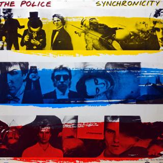 LP The Police ‎– Synchronicity (Včetně přílohy. Deska je v krásném stavu, lesklá, jen několik velmi jemných vlásenek. Obal v perfektní kondici.)