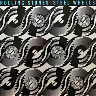 LP The Rolling Stones ‎– Steel Wheels (Včetně přílohy. Deska je v pěkném stavu, jen lehce ohraná s velmi jemnými vlásenkami. Hraje bezvadně, čistý zvuk. Obal je v perfektní kondici.)