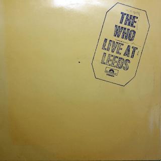 LP The Who ‎– Live At Leeds (Deska v pěkném stavu s několika jemnými vlásenkami. Bezvadný a čistý zvuk. Obal taky v pěkném stavu, jen drobné stopy používání.)