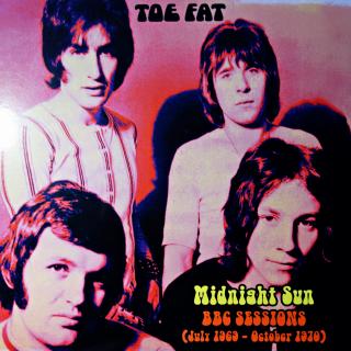 LP Toe Fat ‎– Midnight Sun BBC Sessions (July 1969 - October 1970) (Unofficial Release. Nahrávky z BBC studia v Londýně. Deska trochu ohraná, hodně vlásenek, ale žádný výrazný škrábanec. Obal ve velmi dobrém stavu.)
