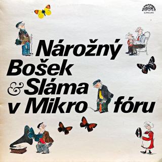 LP Tomáš Sláma – Nárožný, Bošek &amp; Sláma V Mikrofóru (Velmi pěkný stav i zvuk.)
