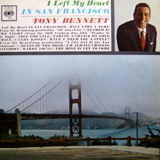 LP Tony Bennett ‎– I Left My Heart In San Francisco ((1962) ALBUM)