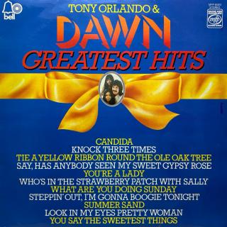 LP Tony Orlando &amp; Dawn ‎– Greatest Hits (Deska i obal jsou v pěkném stavu, jen velmi lehké stopy používání.)