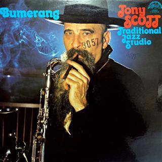 LP Tony Scott, Traditional Jazz Studio ‎– Boomerang (Deska i obal jsou v pěkném stavu, pouze jemné vlásenky.)