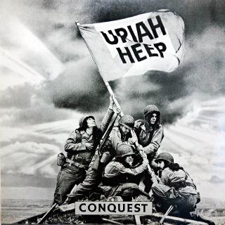 LP Uriah Heep ‎– Conquest (Deska lehce ohraná s jemnými vlásenkami. Hraje fajn, velmi dobrý zvuk. Obal v perfektní kondici.)