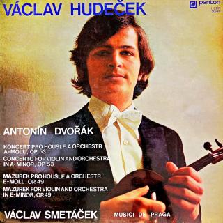 LP Václav Hudeček, Antonín Dvořák - Mazurek Pro Housle A Orchestr E-Moll, Op. 49 (Rozevírací obal. Velmi pěkný stav i zvuk!)