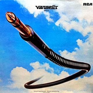 LP Vangelis – Spiral (Deska je v pěkném a lesklém stavu, mírně ohraná s jemnými vlásenkami. Hraje bezvadně, výborný zvuk. Obal je v krásném stavu.)