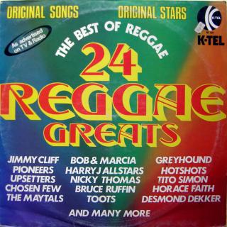 LP Various ‎– 24 Reggae Greats ((1974) KOMPILACE)