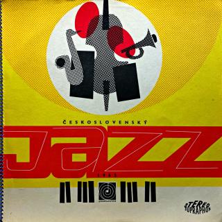 LP Various ‎– Československý Jazz 1965 (Včetně brožury (8 stran, svázáno). Deska je v bezvadném a krásném stavu. Obal je taky pěkný, pouze velmi lehké stopy používání.)