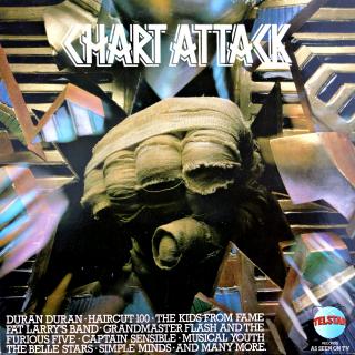LP Various ‎– Chart Attack (KOMPILACE (UK, 1982, New Wave, Disco, Synth-pop, Soul))