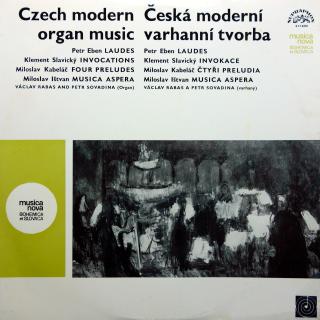 LP Various ‎– Czech Modern Organ Music = Česká Moderní Varhanní Tvorba (Deska v pěkném stavu. Obal jen lehce obnošený.)
