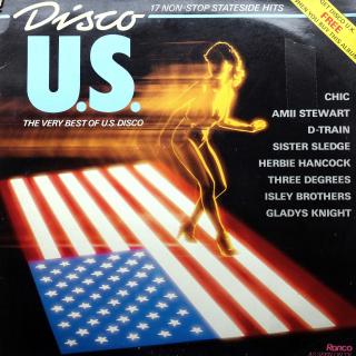 LP Various ‎– Disco U.S. (KOMPILACE (UK, 1982, Soul, Disco) DESKA V SUPER STAVU)