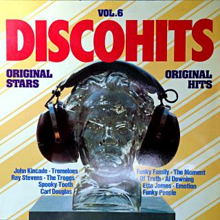 LP Various ‎– Discohits Vol. 6 (Deska v dobrém stavu, jemné vlásenky. Obal v perfektní kondici.)