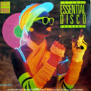 LP Various ‎– Essential Disco And Dance Volume A (Deska je trochu ohraná, vlásenky a pár jemných oděrek. Hraje dobře s mírným praskotem v záznamu. Obal je v pěkném stavu.)