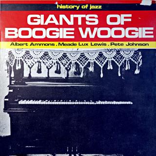 LP Various ‎– Giants Of Boogie Woogie (Deska je ve velmi dobrém stavu. Obal trochu obnošený.)