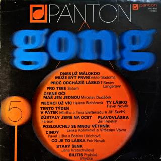 LP Various ‎– Gong 5 (Deska je hodně ohraná. Výraznější praskot v záznamu. Obal trochu obnošený.)
