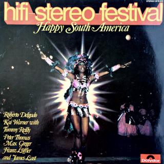 LP Various ‎– Hifi-Stereo-Festival - Happy South America (KOMPILACE (Netherland, 1970, Latin, Salsa, Samba, Rumba, Mambo))