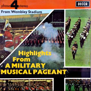 LP Various ‎– Highlights From A Military Music Pageant (Album, UK, 1970, Military, Brass Band, Marches, Pipe &amp; Drum)