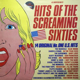 LP Various ‎– Hits Of The Screaming Sixties 14 Original No One U.S. Hits (KOMPILACE (UK, 1985))