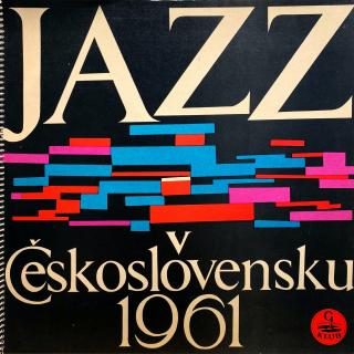 LP Various ‎– Jazz V Československu 1961 (Včetně brožury (14 stran, svázáno). Deska je v krásném a lesklém stavu, pouze velmi jemné vlásenky pod ostrým světlem. Hraje výborně, bezvadný zvuk, jen mírný praskot v pasážích mezi skladbami. Rozevírací obal je 
