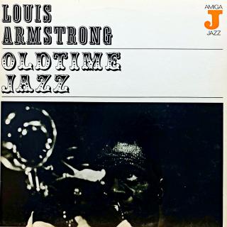 LP Various ‎– Louis Armstrong / Oldtime Jazz (Deska je v krásném a lesklém stavu, jen pár jemných vlásenek pod ostrým světlem. Bezvadný a čistý zvuk i v pasážích mezi skladbami. Obal je taky pěkný, pouze velmi lehké stopy používání.)