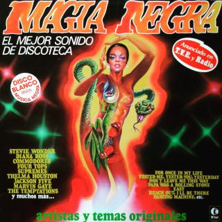 LP Various ‎– Magia Negra: El Mejor Sonido De Discoteca ((1979) KOMPILACE, bílý vinyl)